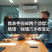 我亲手毁掉两个项目才搞懂：城镇污水收集处理效能提升两重资金支持政策到位