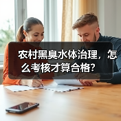 农村黑臭水体治理，怎么考核才算合格？