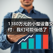 1380万元的小型设备交付：我们可能低估了“最后一公里”