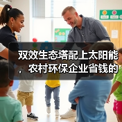 双效生态塔配上太阳能，农村环保企业省钱的新路子（图3）