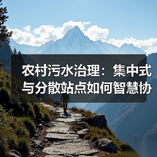 农村污水治理：集中式与分散站点如何智慧协同