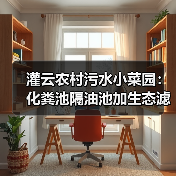 灌云农村污水小菜园：化粪池隔油池加生态滤池，别让钱打水漂（图4）