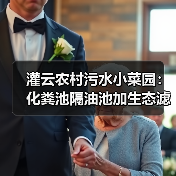 灌云农村污水小菜园：化粪池隔油池加生态滤池，别让钱打水漂（图3）
