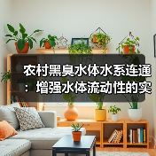 农村黑臭水体水系连通：增强水体流动性的实战打法
