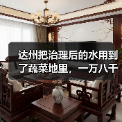 达州把治理后的水用到了蔬菜地里，一万八千亩（图3）