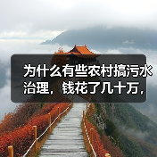 为什么有些农村搞污水治理，钱花了几十万，最后还是白搞？（图4）