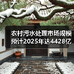 农村污水处理市场规模预计2025年达4428亿元，这饼你咬得动吗？（图2）