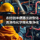农村微冲便器改进型化粪池电化学强化型净化槽，真能省心不？