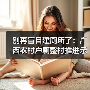 别再盲目建厕所了：广西农村户厕整村推进示范项目建设指南印发实施