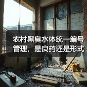 农村黑臭水体统一编号管理，是良药还是形式主义？