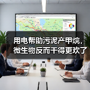 用电帮助污泥产甲烷，微生物反而干得更欢了