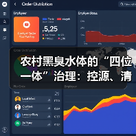 农村黑臭水体的“四位一体”治理：控源、清淤、连通、修复（图2）