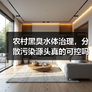 农村黑臭水体治理，分散污染源头真的可控吗？