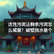 活性污泥法剩余污泥怎么减量？破壁脱水是个关键