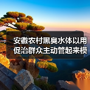安徽农村黑臭水体以用促治群众主动管起来模式推广