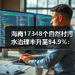 海南17348个自然村污水治理率升至84.9%：数字背后的逻辑与困惑（图4）