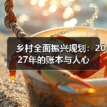 乡村全面振兴规划：2027年的账本与人心