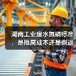 湖南工业废水氮磷标准，是推高成本还是倒逼升级？