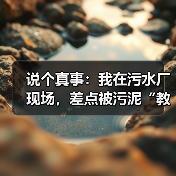 说个真事：我在污水厂现场，差点被污泥“教做人”（图2）
