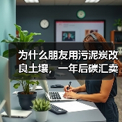 为什么朋友用污泥炭改良土壤，一年后碳汇卖出7万？（图2）