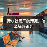 污水处理厂的污泥，怎么烧成砖瓦