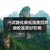 污泥固化做低强度回填，凝胶基质好在哪（图3）
