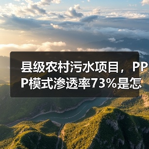县级农村污水项目，PPP模式渗透率73%是怎么来的（图2）