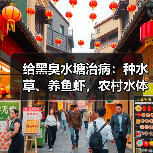 给黑臭水塘治病：种水草、养鱼虾，农村水体怎么重新变清（图4）
