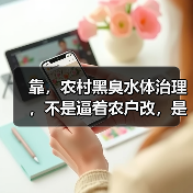 靠，农村黑臭水体治理，不是逼着农户改，是让他们想改（图2）