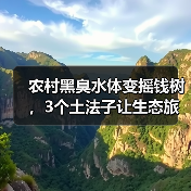 农村黑臭水体变摇钱树，3个土法子让生态旅游带钱进村（图2）