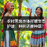 农村黑臭水体岸坡生态护坡：种树还是种草？我选混着来（图4）