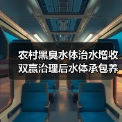 农村黑臭水体治水增收双赢治理后水体承包养殖，90%的人忽略了这一步