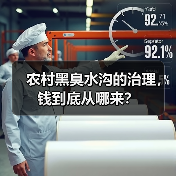 农村黑臭水沟的治理，钱到底从哪来？
