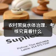 农村黑臭水体治理，考核究竟看什么