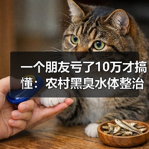 一个朋友亏了10万才搞懂：农村黑臭水体整治水质纳入乡村振兴战略实绩考核（图3）