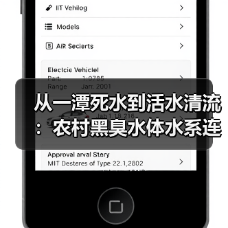 从一潭死水到活水清流：农村黑臭水体水系连通如何增强水体流动性与通透性（图3）