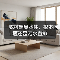 农村黑臭水体，根本问题还是污水直排