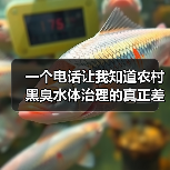 一个电话让我知道农村黑臭水体治理的真正差距