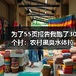 为了55页报告我跑了30个村：农村黑臭水体拉网式排查摸清底数一水体一档案