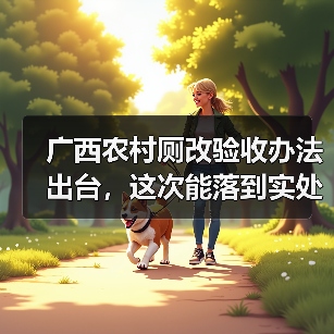 广西农村厕改验收办法出台，这次能落到实处吗？