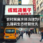 农村黑臭水体治理为什么强调生态修复优先