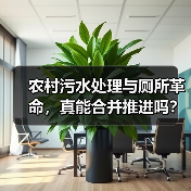 农村污水处理与厕所革命，真能合并推进吗？