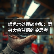 绿色水处理碳中和：泰兴大会背后的冷思考（图2）