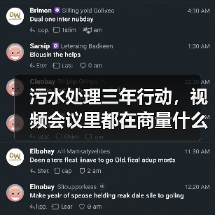 污水处理三年行动，视频会议里都在商量什么（图2）