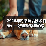 2026年污染防治技术目录：一次值得琢磨的编制逻辑