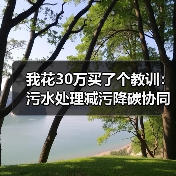 我花30万买了个教训：污水处理减污降碳协同增效实施意见（图2）