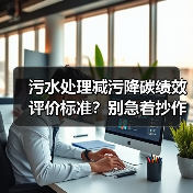 污水处理减污降碳绩效评价标准？别急着抄作业（图3）