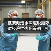 低碳源污水深度脱氮除磷经济性优化策略：别拿钱往水里砸