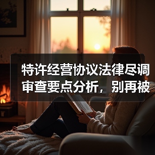 特许经营协议法律尽调审查要点分析，别再被忽悠了（图3）