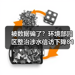 被数据骗了？环境部园区整治涉水信访下降81%背后的真话
